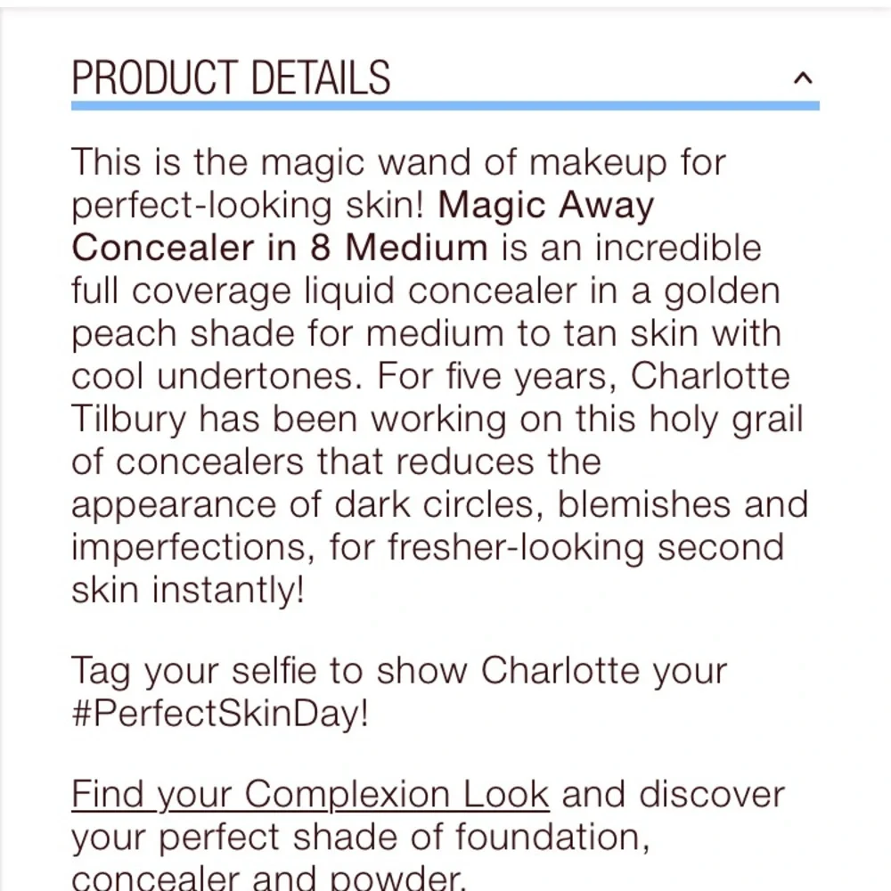 Charlotte Tilbury Magic Away Liquid Concealer 8 Medium